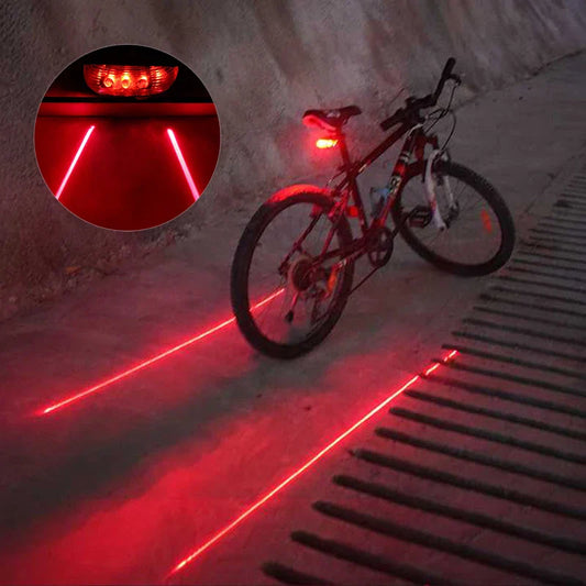 Bicycle Tail Light with Laser – Waterproof