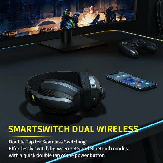 2.4GHz Wireless Gaming Headset with Mic