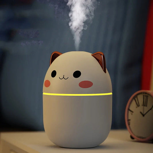 Cute Kawaii Aroma Diffuser with Night Light