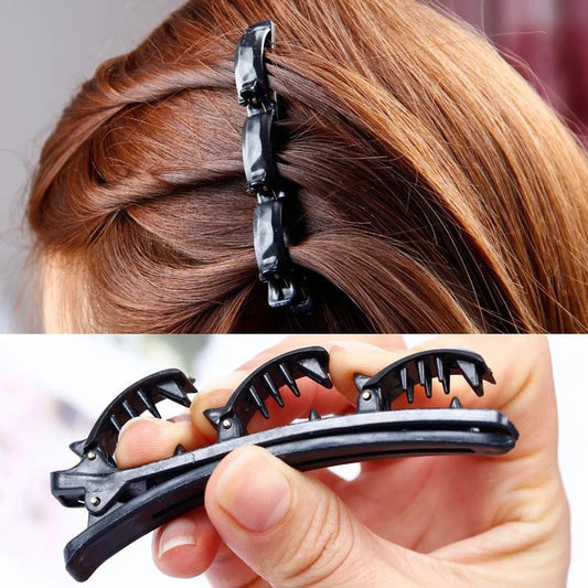 Double Layer Hair Clip Women