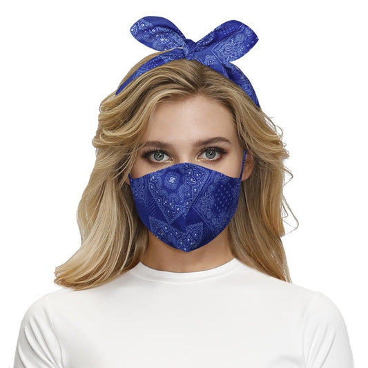 Girl Cute Mask with Hairband Facewear Bandage